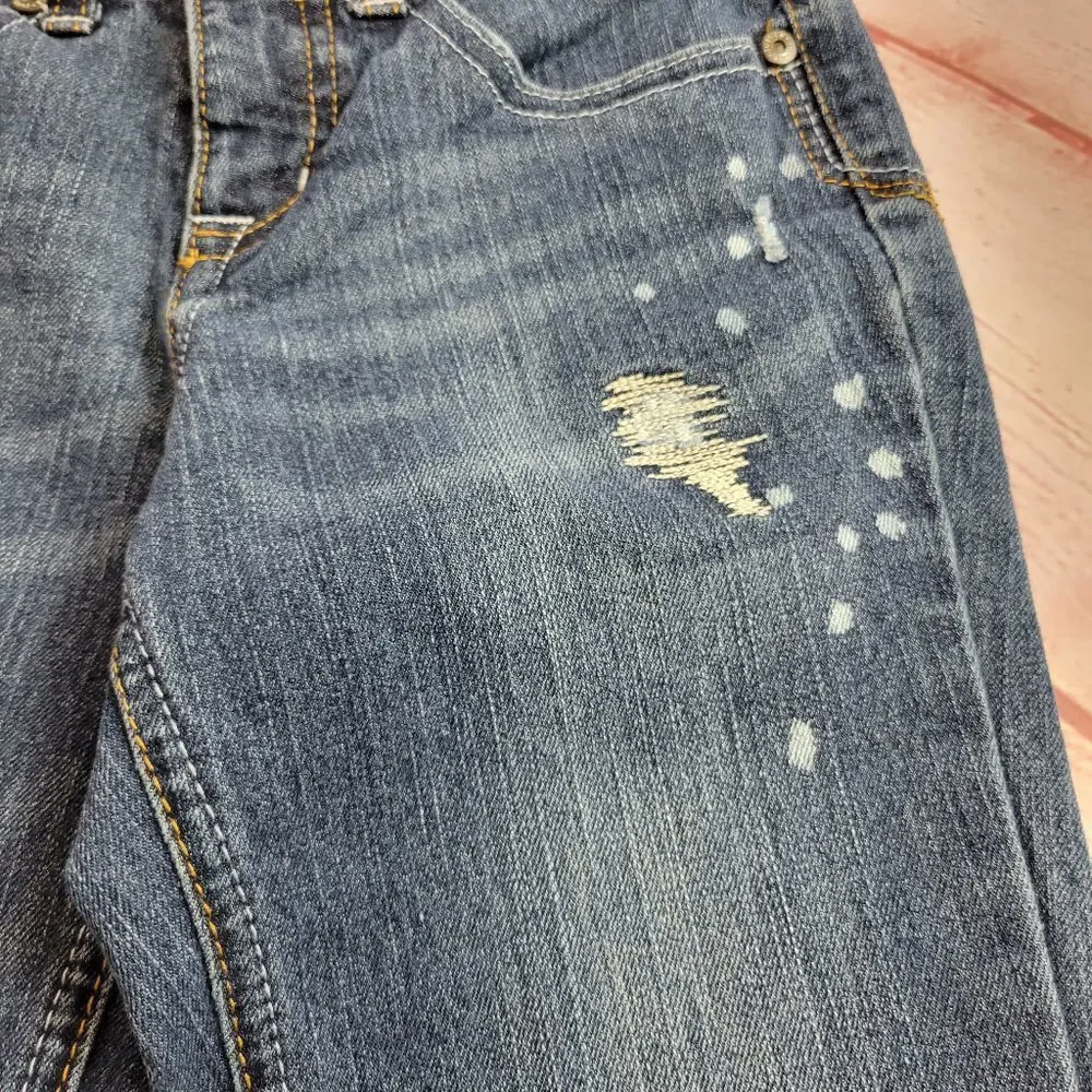 Justice distressed jeans 10 slim